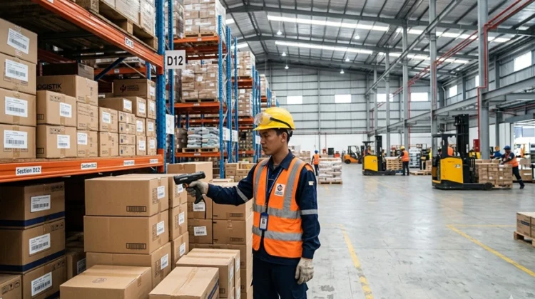 Dashboard interface of Warehouse Management System